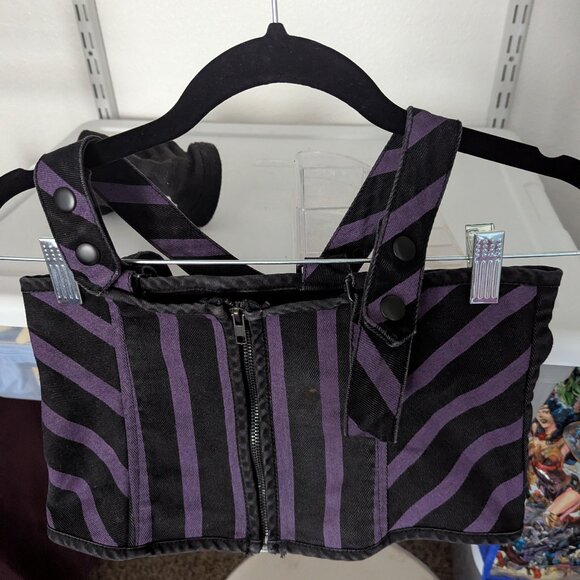 Lip Service Other - Awesome corset belt from lip service early 00's black and purple clown goth RARE